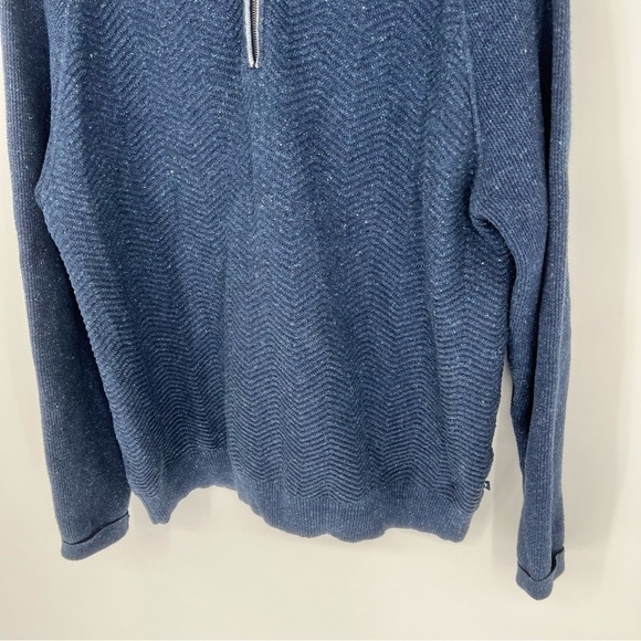 Tommy Bahama Quarter Zip Pullover Sweater Cashmere Cotton‎ Blend Size XL - Picture 3 of 11